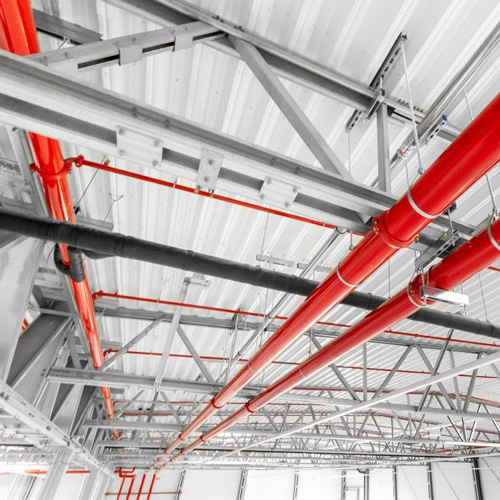 Sprinkleranlagen für Lagerhallen