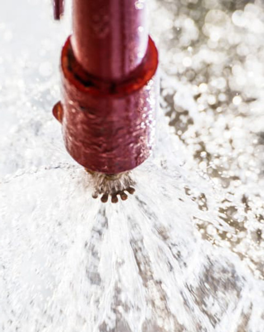 Wartung von Sprinkleranlagen