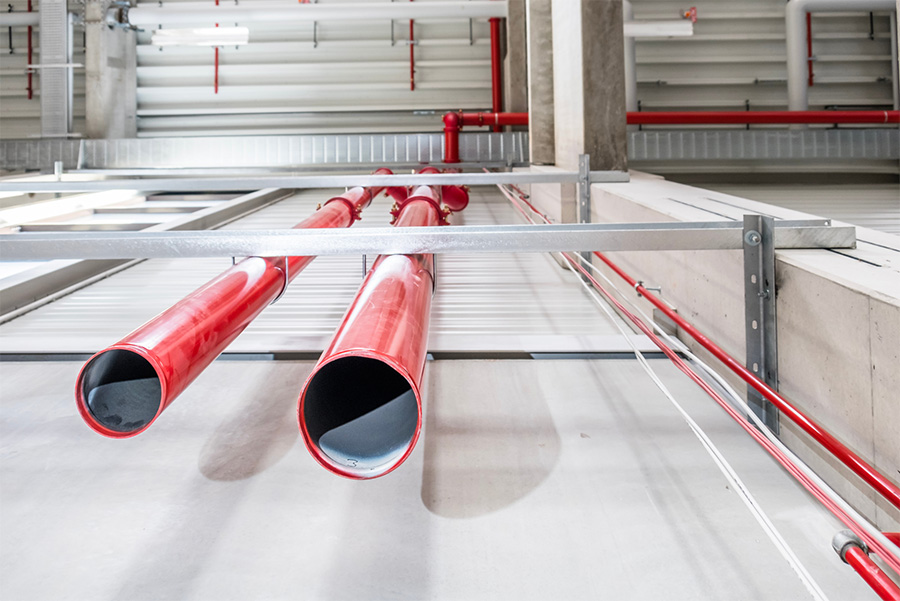 Fachgerechte Installation von Sprinkleranlagen
