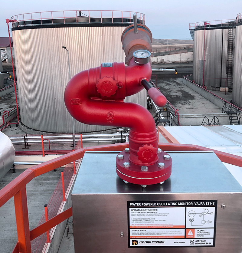 Gaszenie gazowe i pianowe w przemyśle Oil & Gas