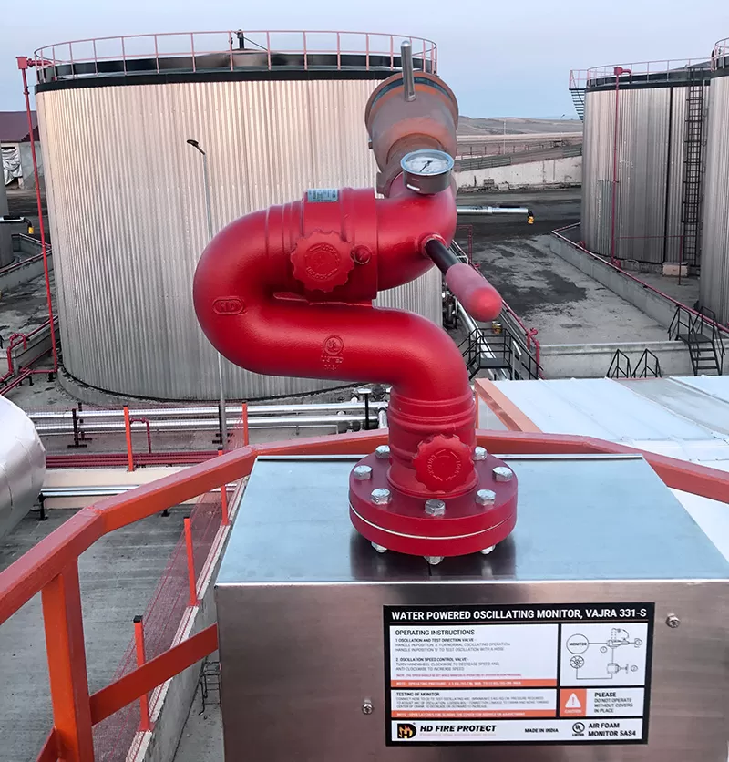 Gaszenie gazowe i pianowe w przemyśle Oil & Gas
